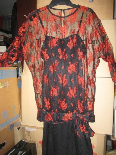 Vintage 80er abendkleid - 80er,