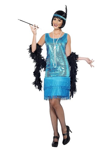 Türkises flapper 20er - türkises,