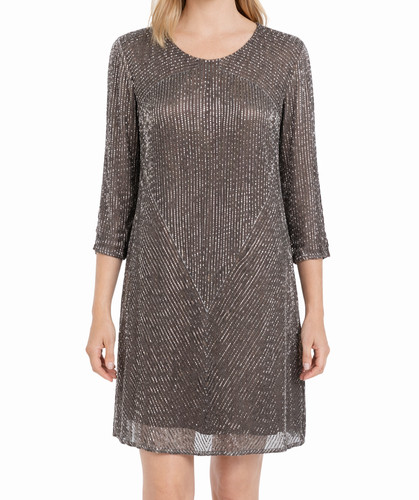 Parker perlen seiden kleid - perlen,