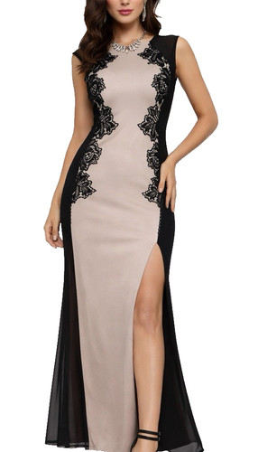 Lipsy maxikleid nude - lipsy, schwarz