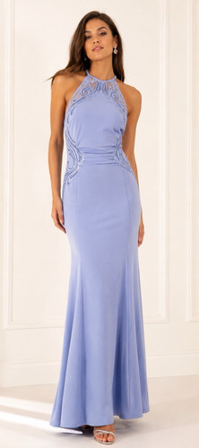 Lipsy blau maxikleid größe - blau,
